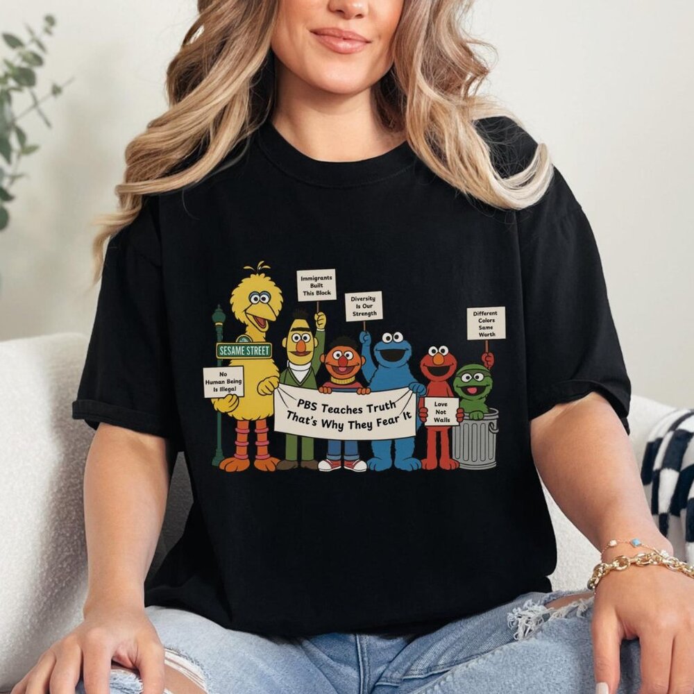 Save PBS Shirt, Resist Shirt, Political Protest, Save Public Broadcasting 99